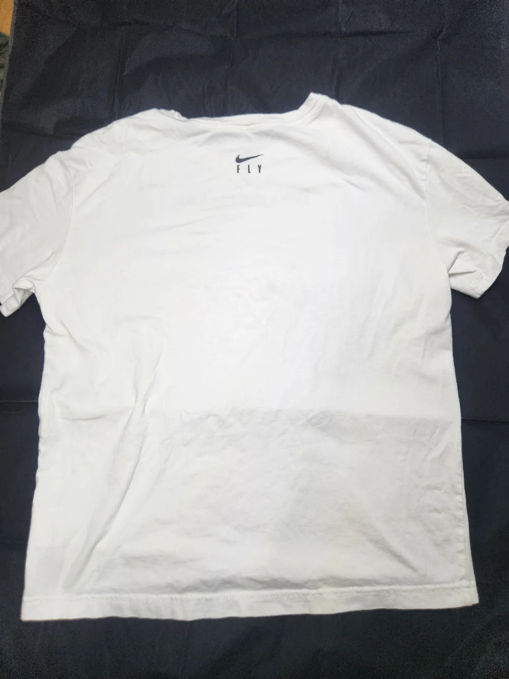Nike Fly Womens White Graphic 'Don't Just be a Lady, Be a Legend' Tee